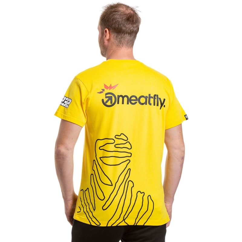 Tričko Meatfly Big Shock Dakar žluté