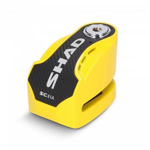 Zámek na kotouč SHAD SC61A C0S6103A žlutá pin 6mm