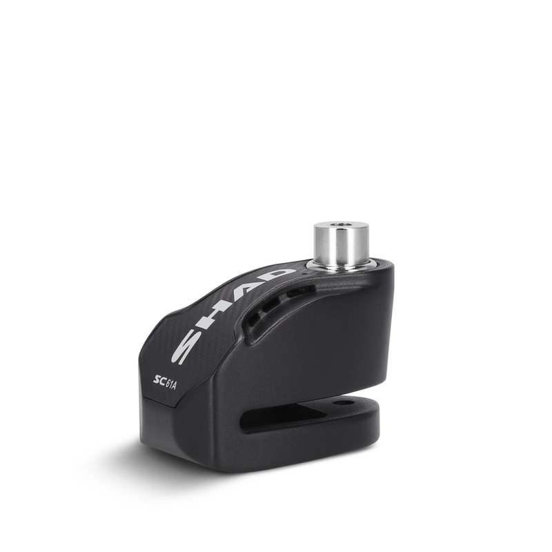 Zámek na kotouč s alarmem SHAD SC61A černý průměr čepu 6mm