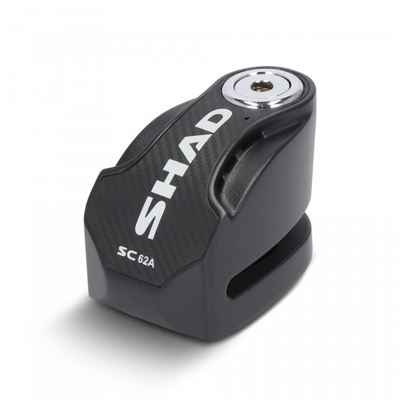 Zámek na kotouč s alarmem SHAD SC62A černý pin 10mm