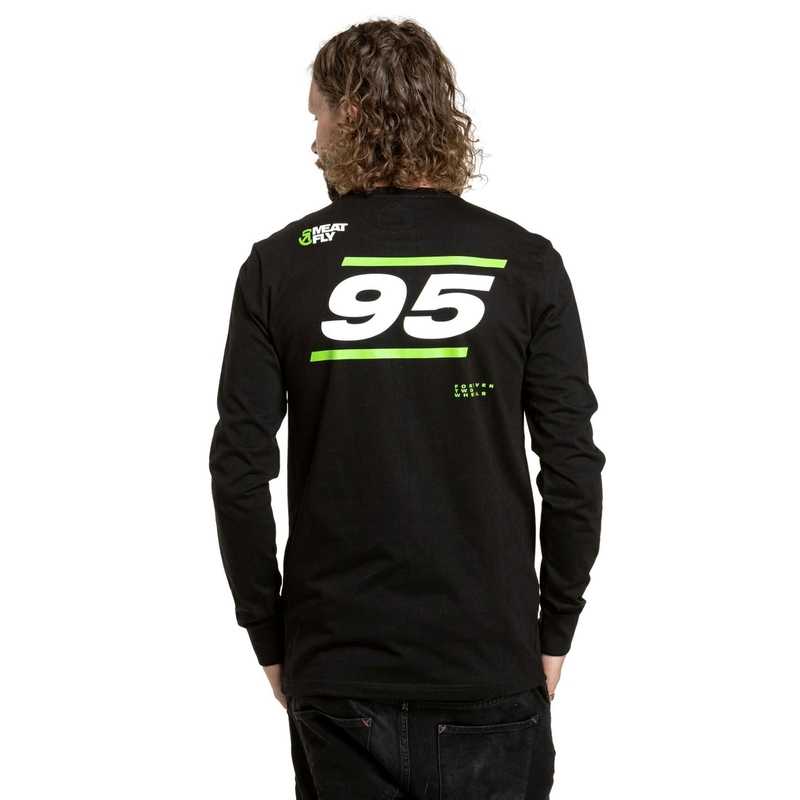 Tričko s dlouhým rukávem Meatfly Appex černé