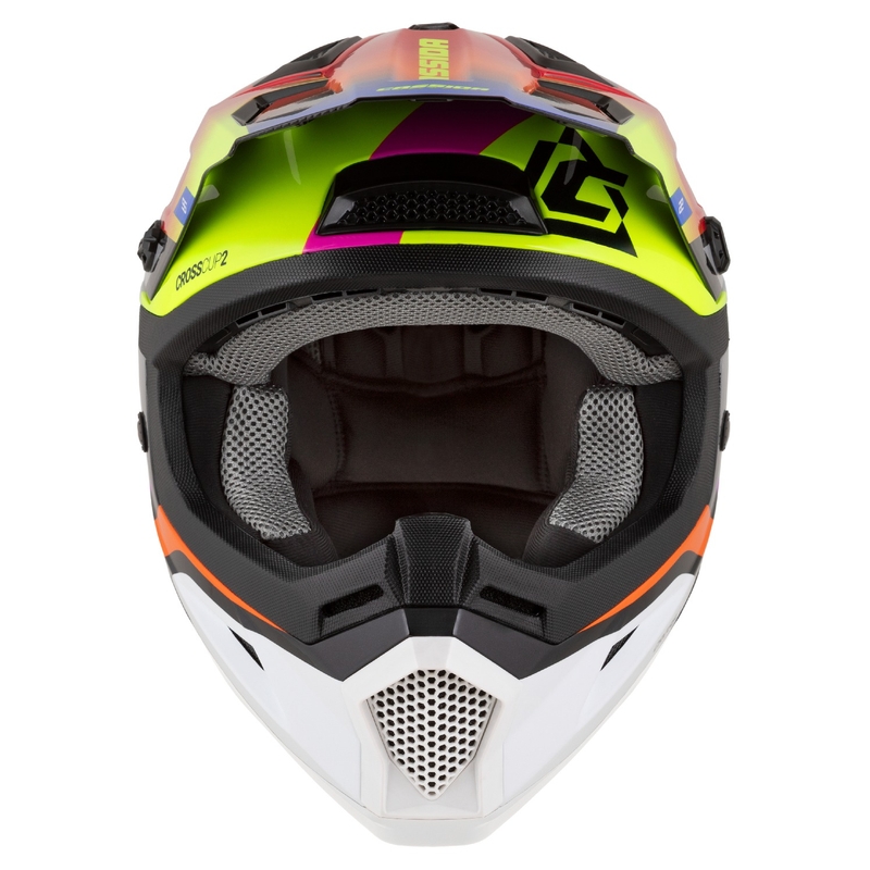 Dětská motokrosová helma na motorku Cassida Cross Cup 2 Napa perleťová multicolor
