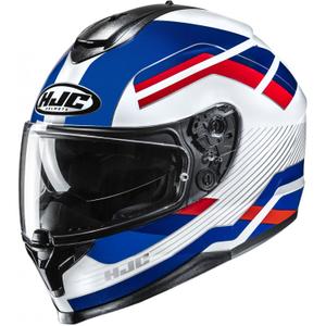 Integrální helma na motorku HJC C70N Belis MC21 bílo-modro-červená