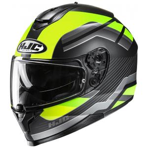 Integrální helma na motorku HJC C70N Belis MC3HSF fluo žluto-černá