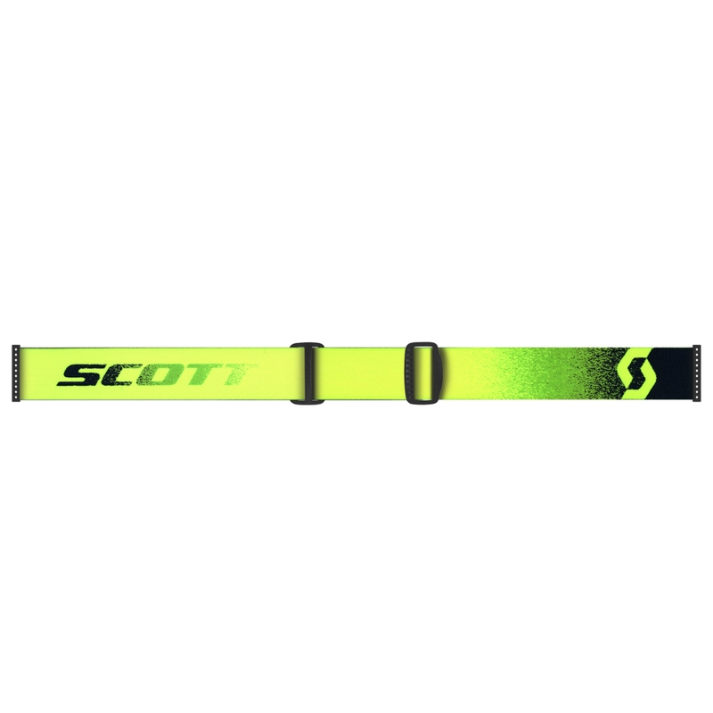 Motokrosové brýle SCOTT Fury CH zeleno-fluo žluté se zrcadlovým plexi