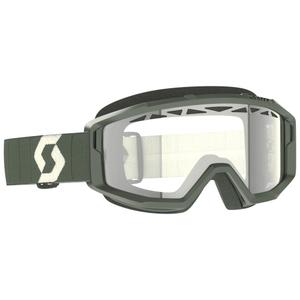 Motokrosové brýle SCOTT Primal Enduro khaki s čirým plexi