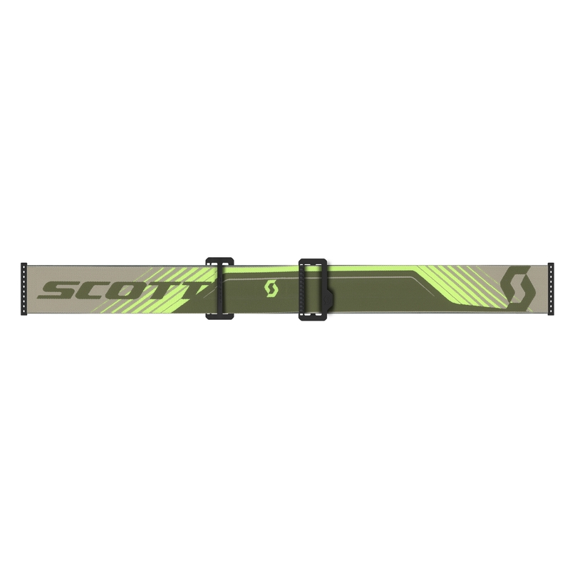 Motokrosové brýle SCOTT Prospect 2.0 AMP khaki-fluo žluté se zlatým sklem