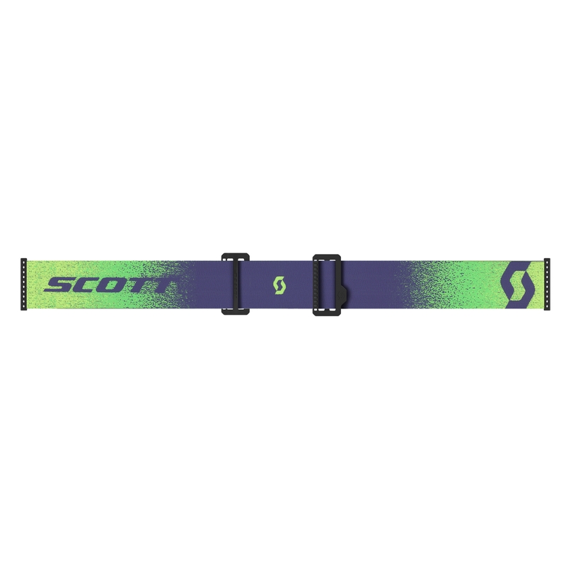 Motokrosové brýle SCOTT Prospect 2.0 AMP fialovo-fluo žluté s modrým zrcadlovým plexi