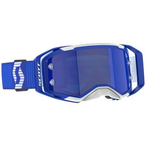 Motokrosové brýle SCOTT Prospect 2.0 modro-bílé s modrým zrcadlovým sklem