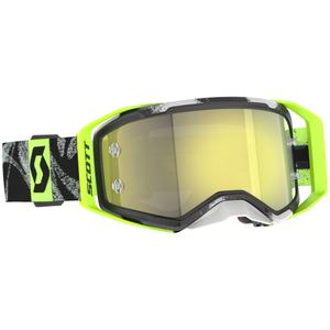 Motokrosové brýle SCOTT Prospect 2.0 černo-fluo žluté se žlutým zrcadlovým sklem