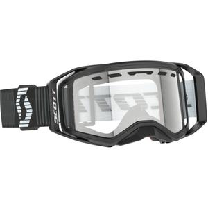 Motokrosové brýle SCOTT Prospect 2.0 Enduro černo-bílé s čirým plexi