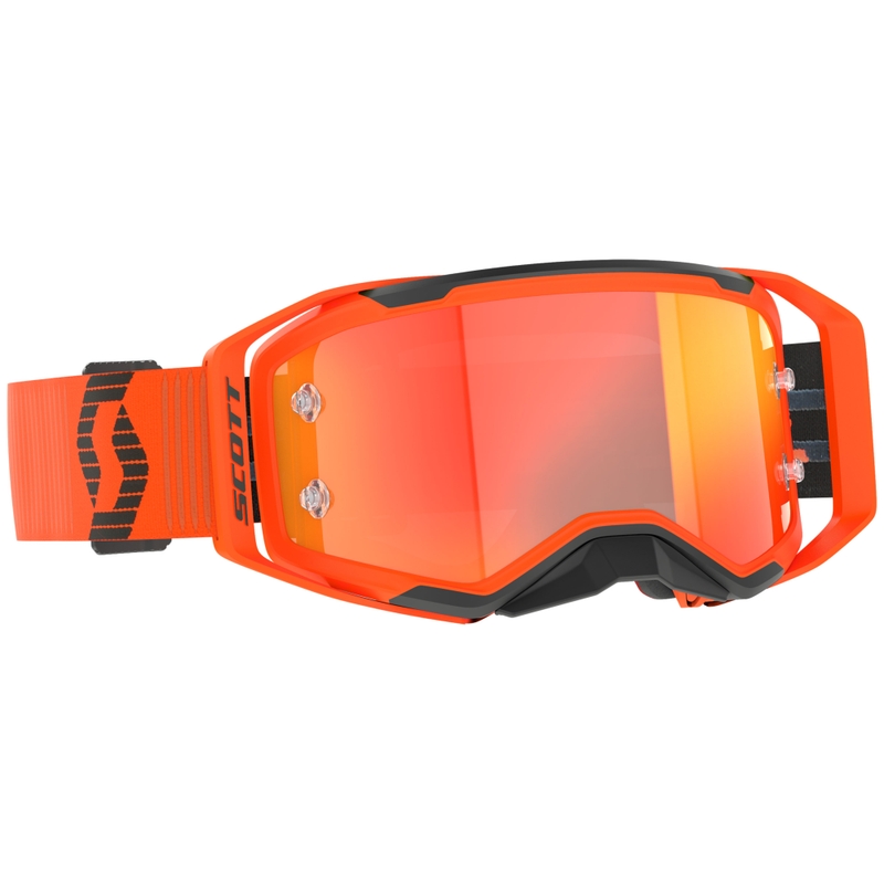Motokrosové brýle SCOTT Prospect 2.0 oranžovo-černé s oranžovým zrcadlovým plexi