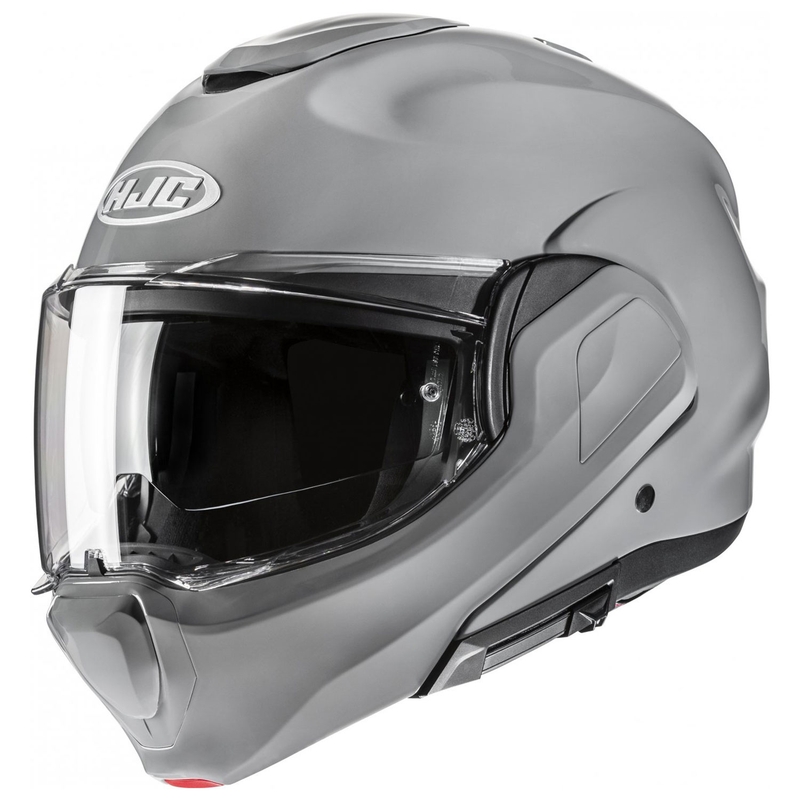 Překlápěcí helma na motorku HJC F100 Solid šedá