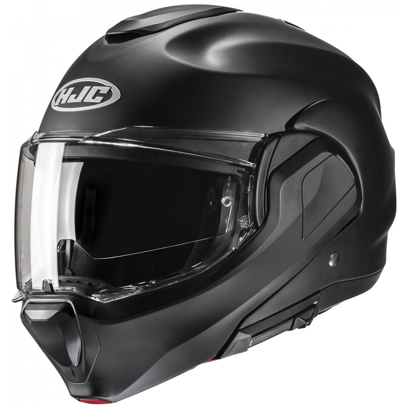 Překlápěcí helma na motorku HJC F100 Solid Semi Flat černá
