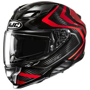Integrální helma na motorku HJC F71 Carbon Nevio MC1 černo-červená