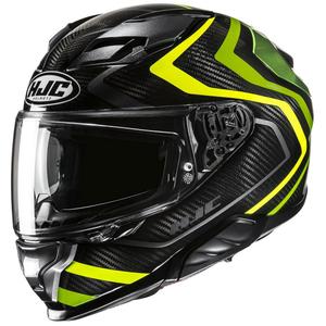 Integrální helma na motorku HJC F71 Carbon Nevio MC3H černo-fluo zelená
