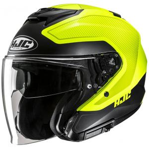 Otevřená helma na motorku HJC i31 Tevis MC3HSF fluo žluto-černá