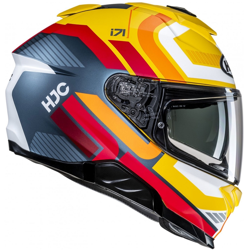 Integrální helma na motorku HJC i71 Viz MC3SF žluto-červeno-černá