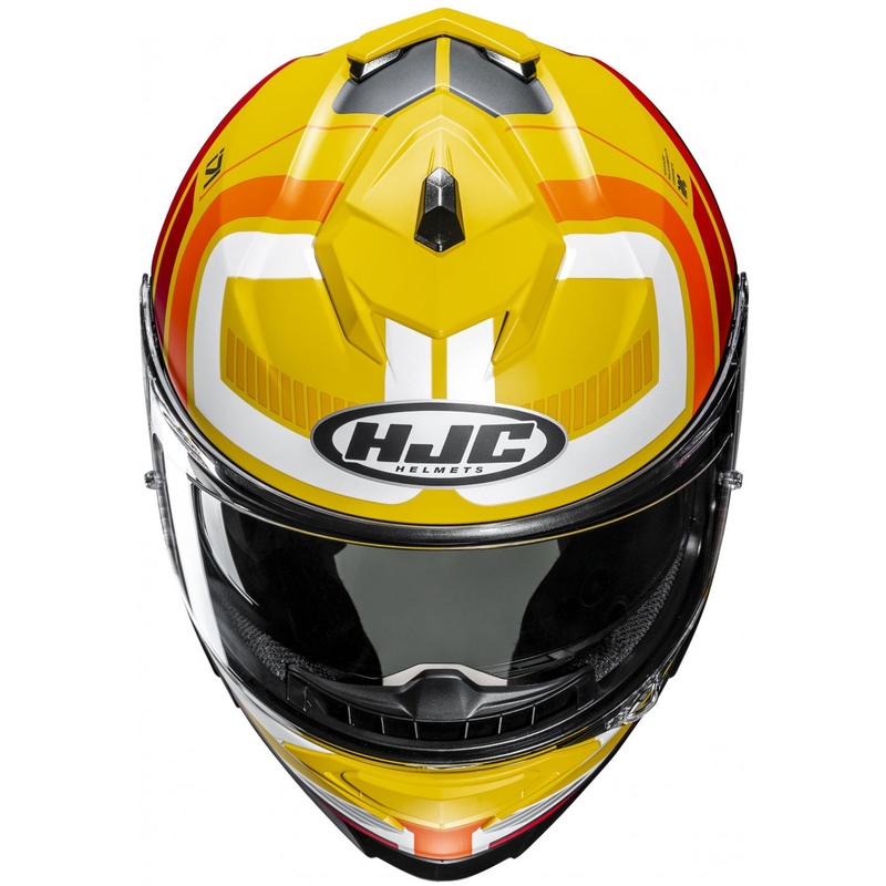 Integrální helma na motorku HJC i71 Viz MC3SF žluto-červeno-černá