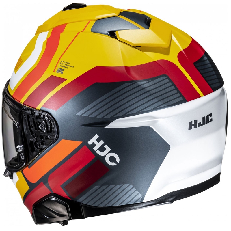 Integrální helma na motorku HJC i71 Viz MC3SF žluto-červeno-černá