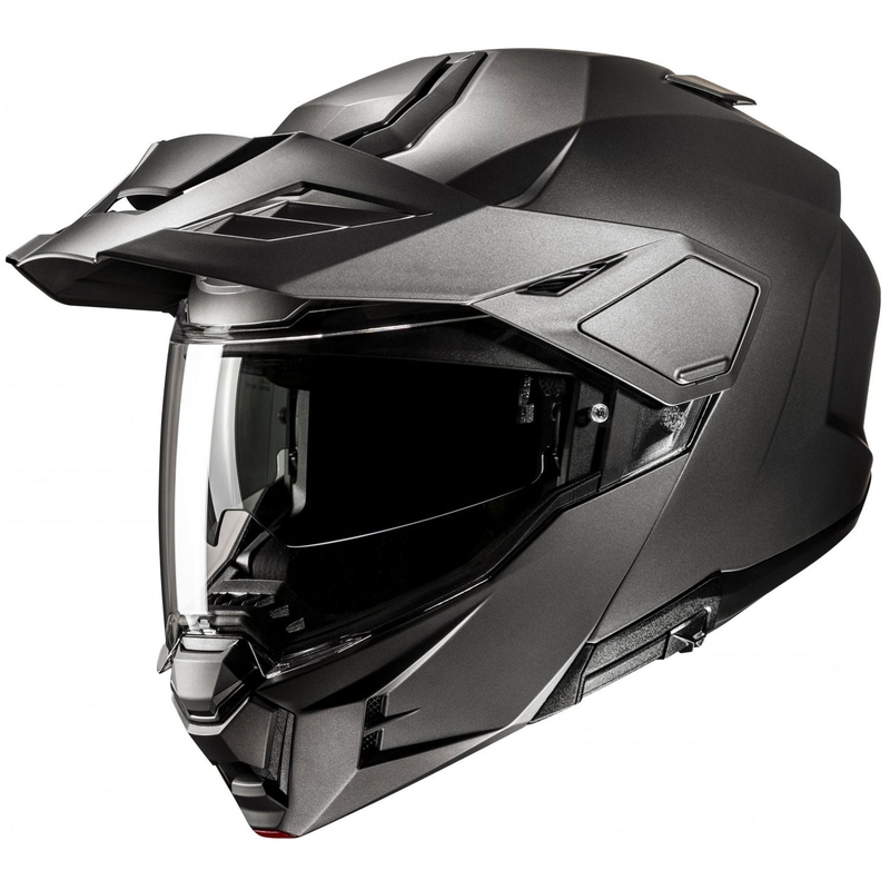 Výklopná helma na motorku HJC i80 Solid Semi Flat titanová