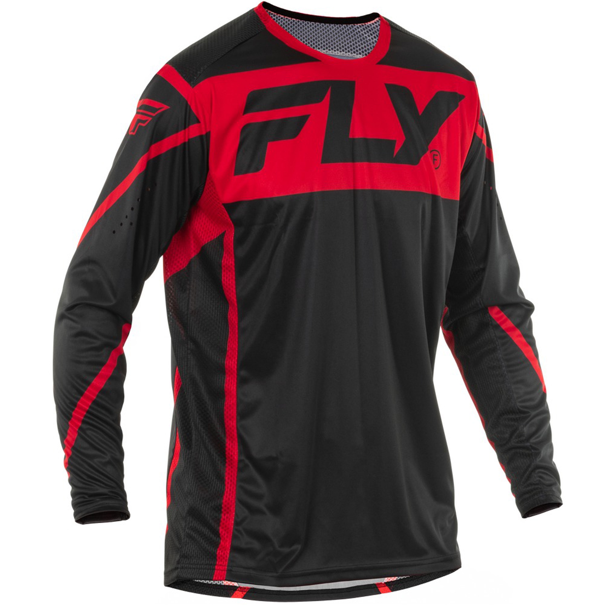 Motokrosový dres FLY Racing Lite černo-červený Velikost: S
