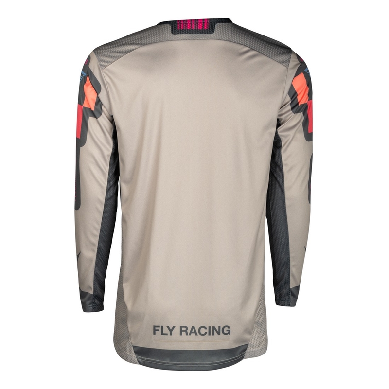 Motokrosový dres FLY Racing Lite Vice šedo-růžový