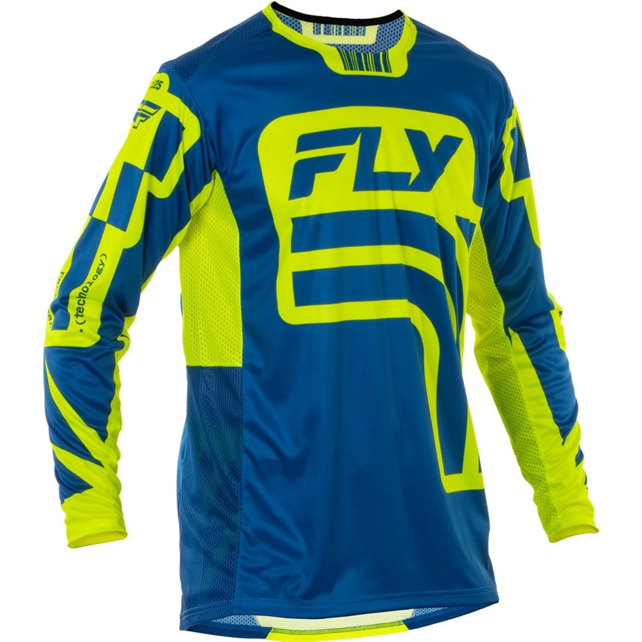 Motokrosový dres FLY Racing Lite Lancer modro-fluo žlutá Velikost: M