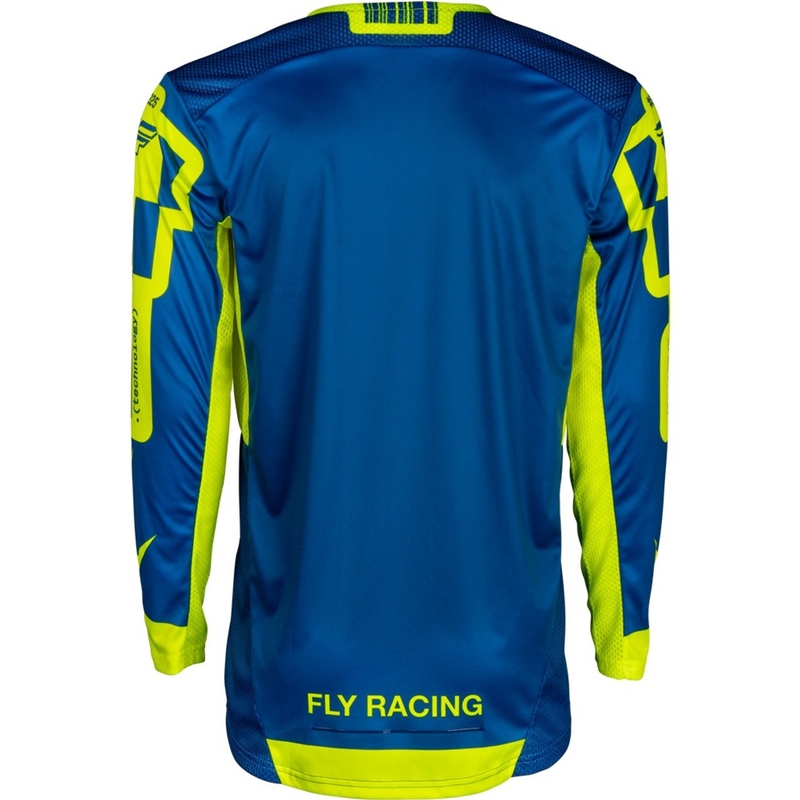 Motokrosový dres FLY Racing Lite Lancer modro-fluo žlutá