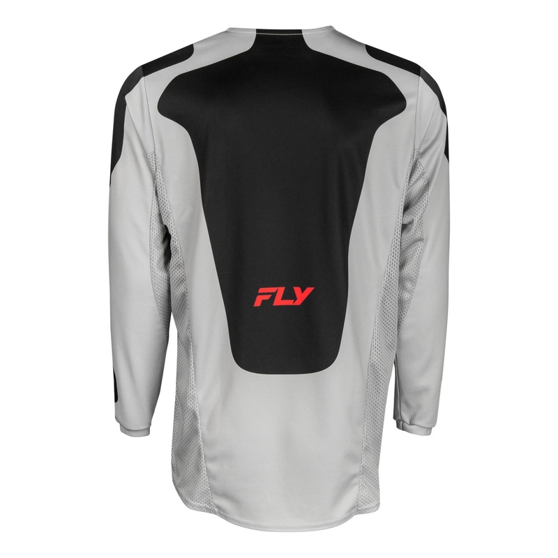 Motokrosový dres FLY Racing Kinetic Sym šedo-červeno-černý