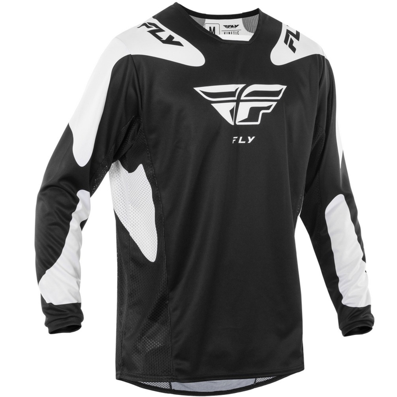 Motokrosový dres FLY Racing Kinetic Sym černo-bílý