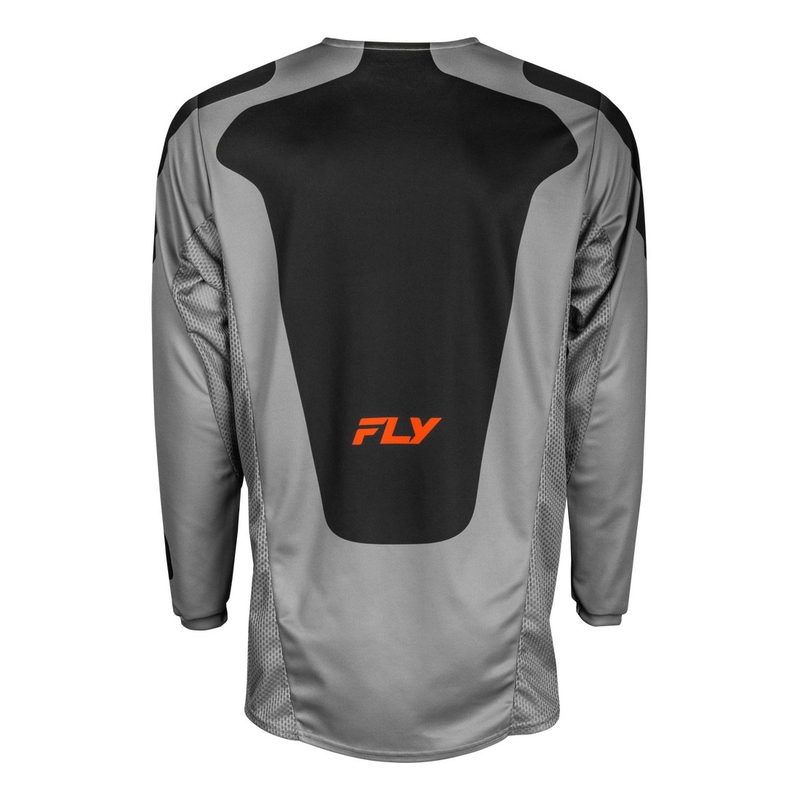 Motokrosový dres FLY Racing Kinetic Sym šedo-oranžovo-černý