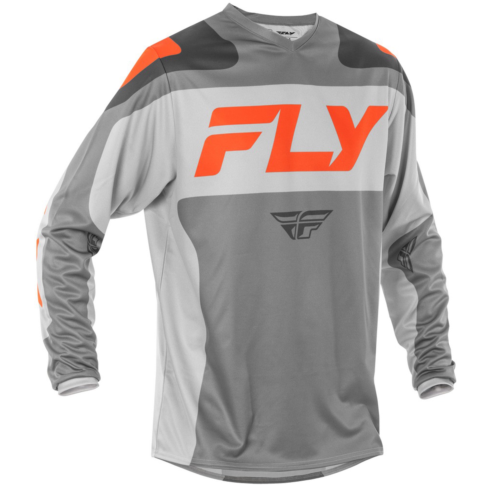 Motokrosový dres FLY Racing F-16 šedo-oranžový Velikost: M