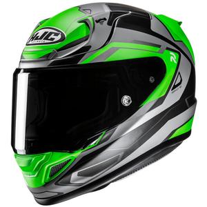 Integrální helma na motorku HJC RPHA 12 Brels MC4HSF zeleno-šedo-černá