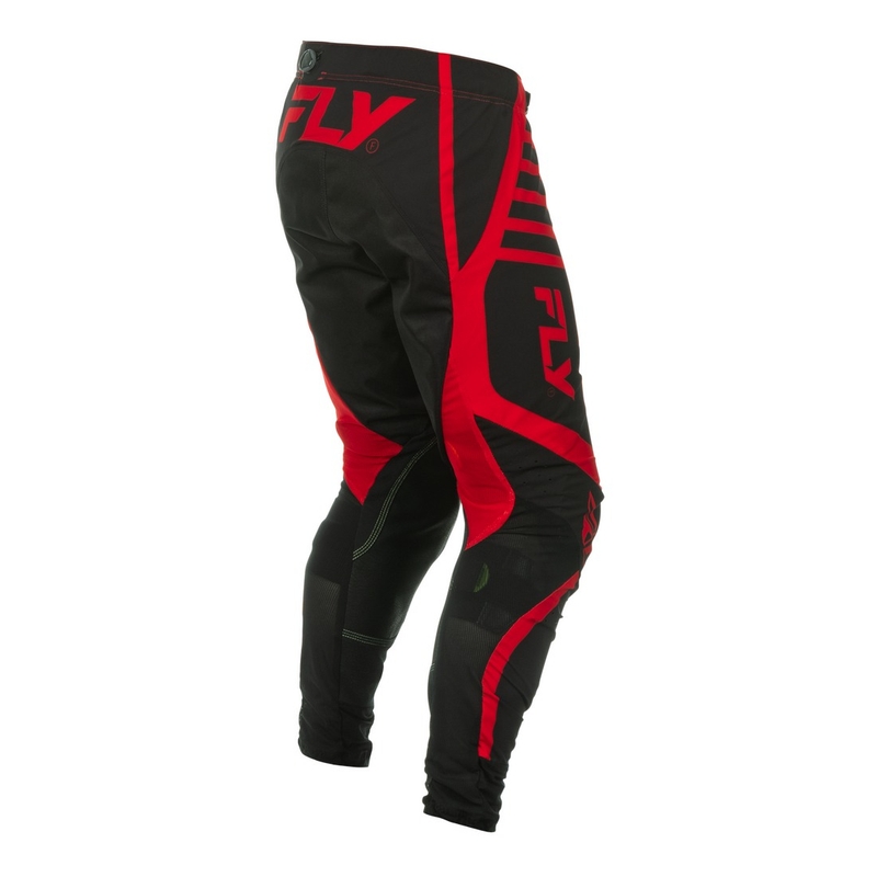 Motokrosové kalhoty FLY Racing Lite černo-červené