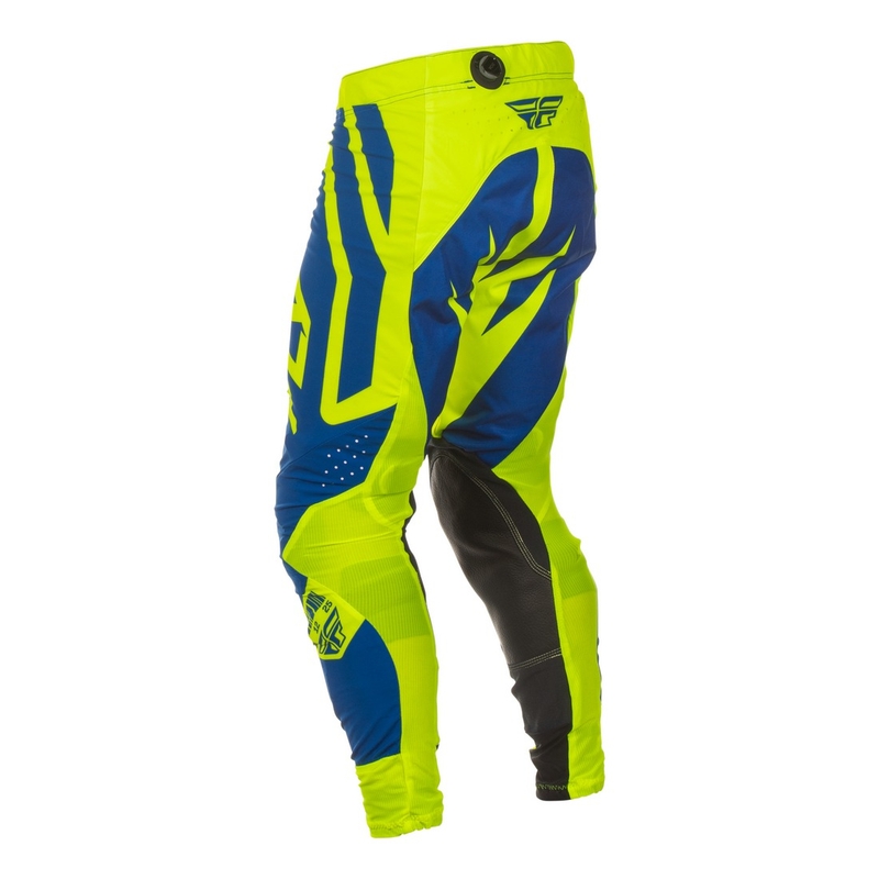 Motokrosové kalhoty FLY Racing Lite Lancer modro-fluo žluté