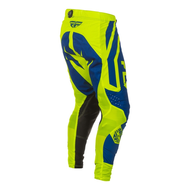 Motokrosové kalhoty FLY Racing Lite Lancer modro-fluo žluté