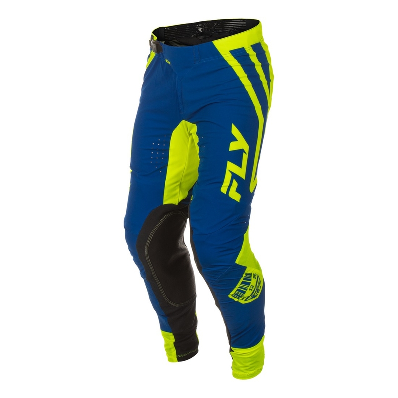 Motokrosové kalhoty FLY Racing Lite Lancer modro-fluo žluté