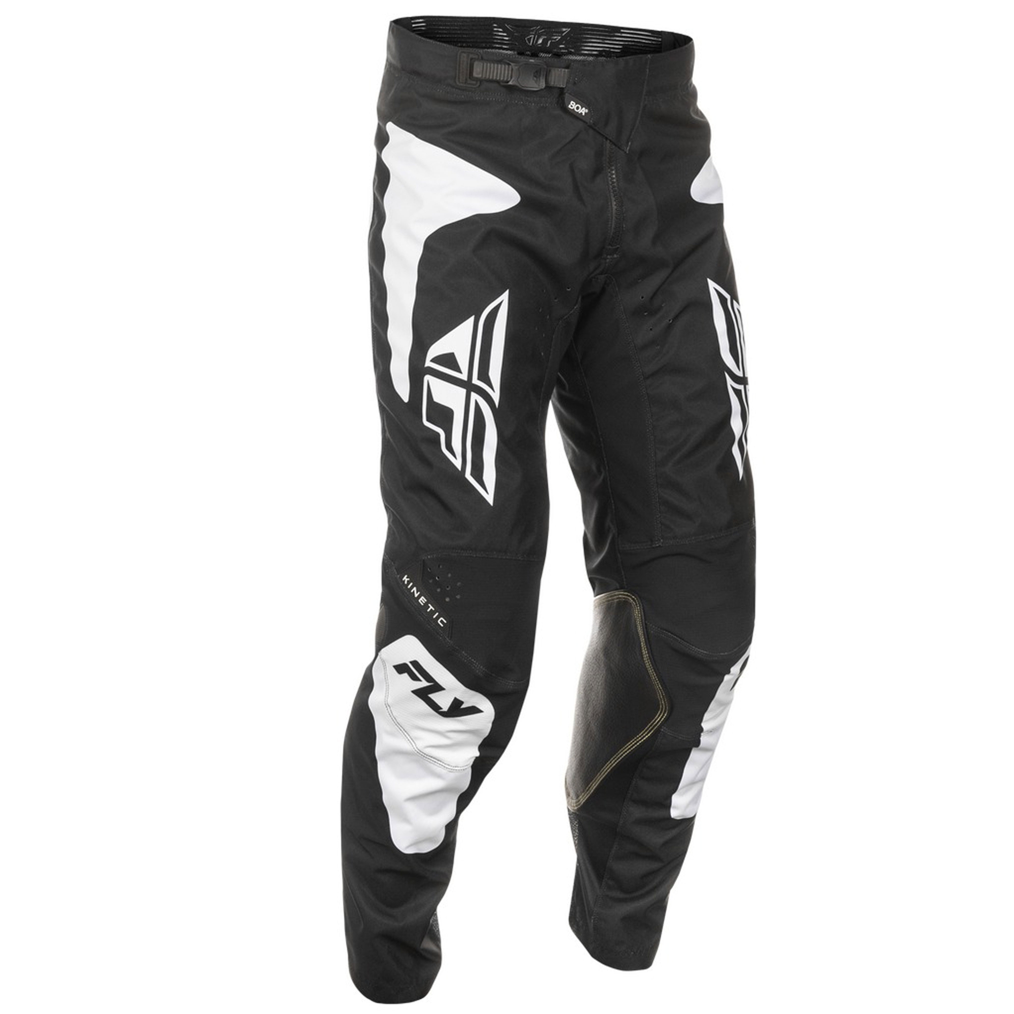 Motokrosové kalhoty FLY Racing Kinetic Sym černo-bílé Velikost: 28