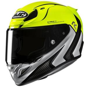 Integrální helma na motorku HJC RPHA 12 Kos MC3H fluo zeleno-šedo-černá