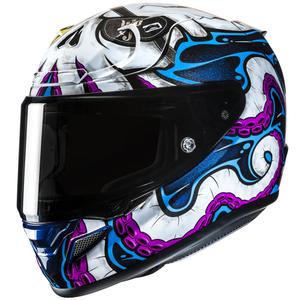 Integrální helma na motorku HJC RPHA 12 Kraken MC28 bílo-modro-černá