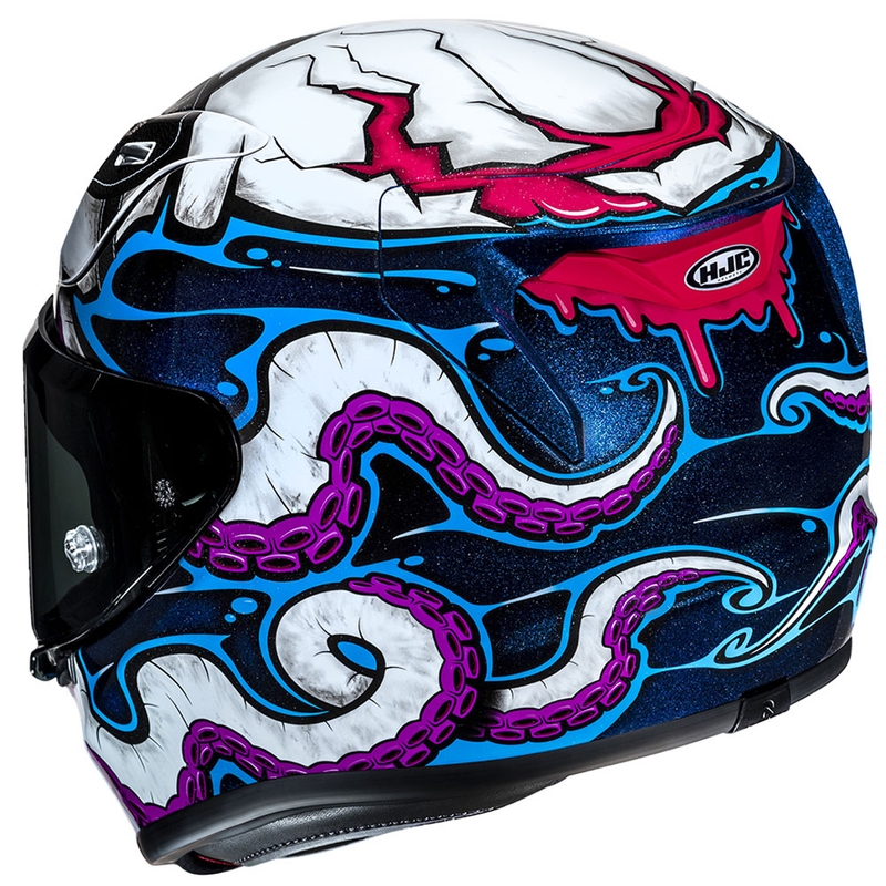 Integrální helma na motorku HJC RPHA 12 Kraken MC28 bílo-modro-černá