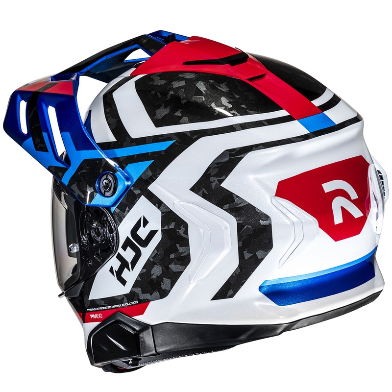 Enduro helma na motorku HJC RPHA 60 Dakar MC21 modro-černo-bílá