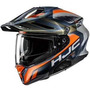 Enduro helma na motorku HJC RPHA 60 Quid MC47SF modro-šedo-oranžová