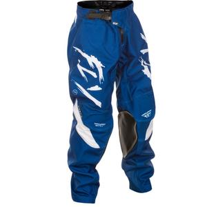 Dětské motokrosové kalhoty FLY Racing Kinetic Stoke modro-bílé