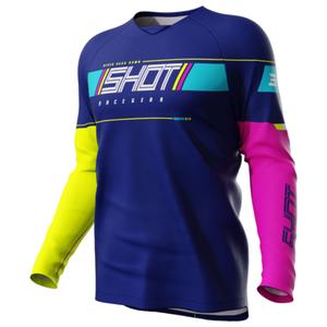 Dětský motokrosový dres Shot Indy modrý výprodej