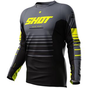 Motokrosový dres Shot Devo Peak fluo žlutý výprodej