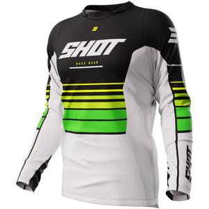 Motokrosový dres Shot Devo Peak zelený výprodej
