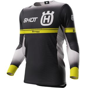 Motokrosový dres Shot Aerolite Husqvarna LE 2024 černý výprodej