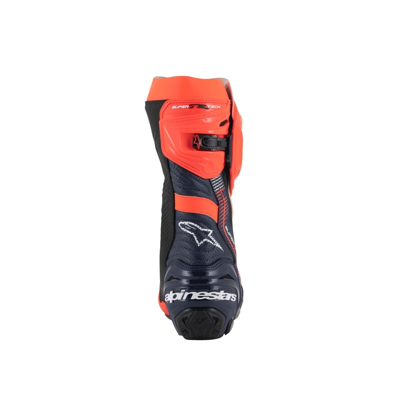 Boty na motorku Alpinestars Supertech R Vented limitovaná edice MM93 Marc Marquez fluo červeno-modro-černé